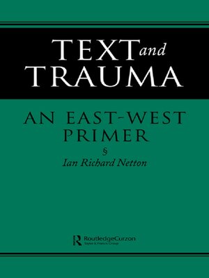 cover image of Text and Trauma